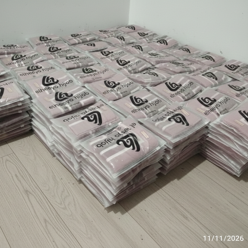 hijab printing brand elheeya siap kirim pesanan RS Islam Bukittinggi Sumbar